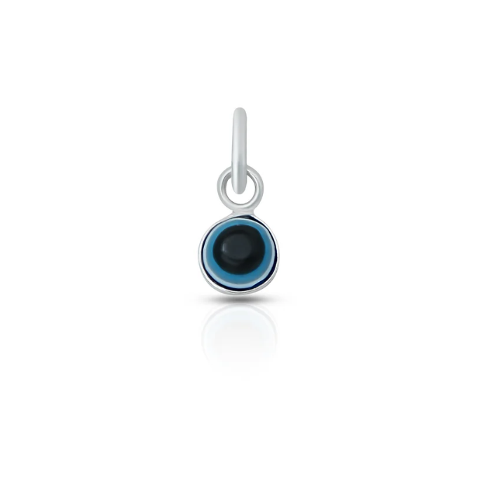 Silver Beautiful Evil Eyes Pendant