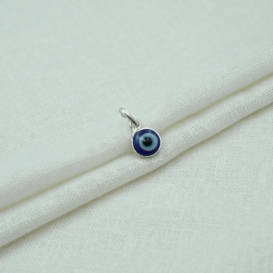 Silver Beautiful Evil Eyes Pendant