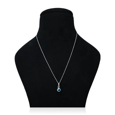Silver Evil Eye Different Colors Pendant Necklace for Protection