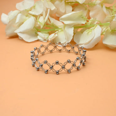 Sterling Silver Two in One Ring Cum Kada