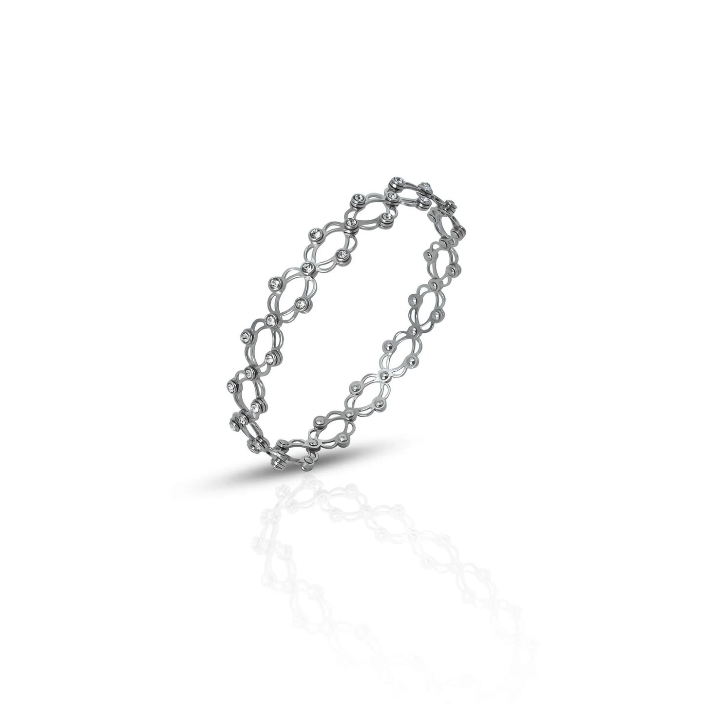 Sterling Silver Two in One Ring Cum Kada