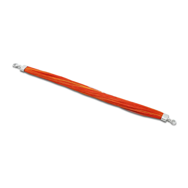 Silver Classic Orange Moli Bracelet for Him