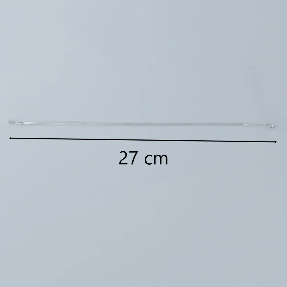 Stylish Silver Chain Payal For Girls