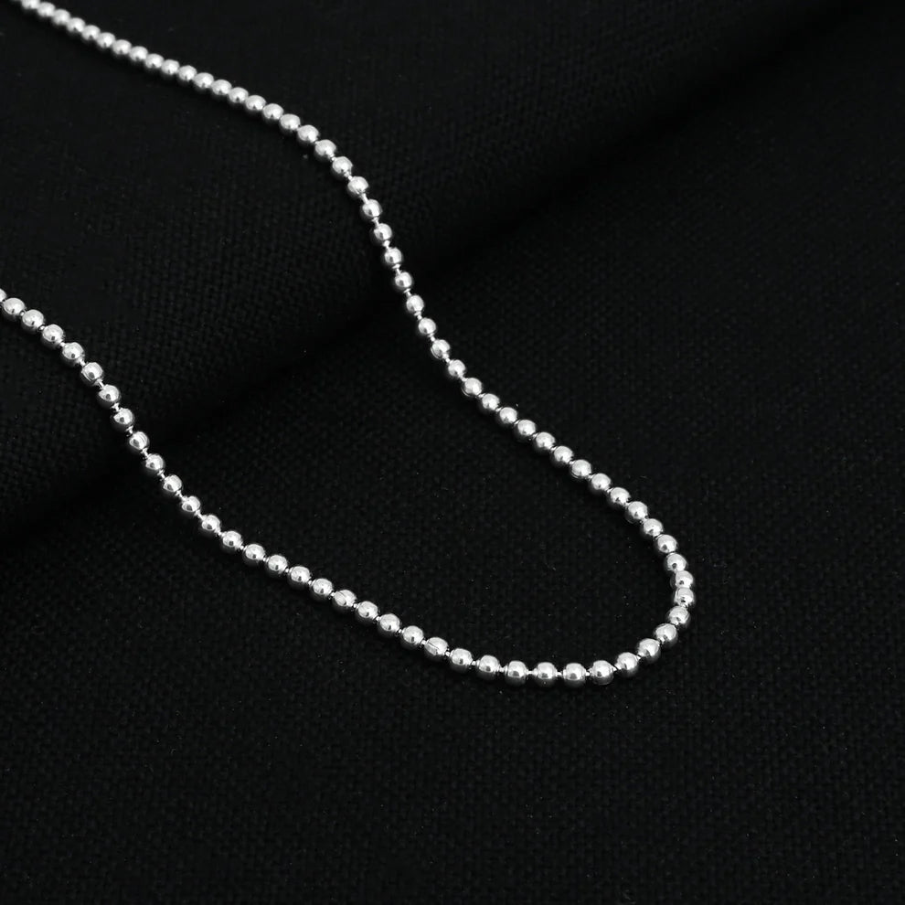 Silver Stylish Aura Boys Chain