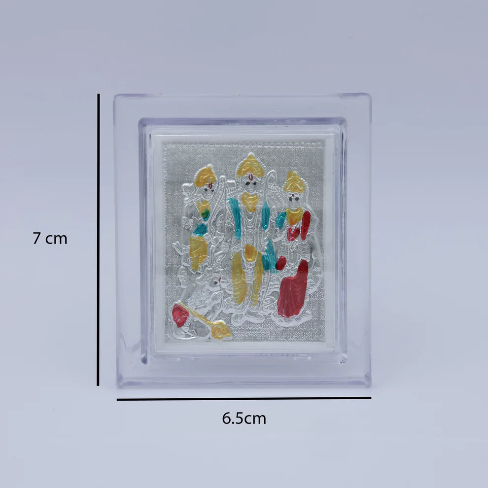 Shri Ram Darbar Silver Frame