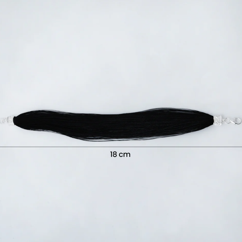 Silver Exclusive Black Moli Bracelet for Men